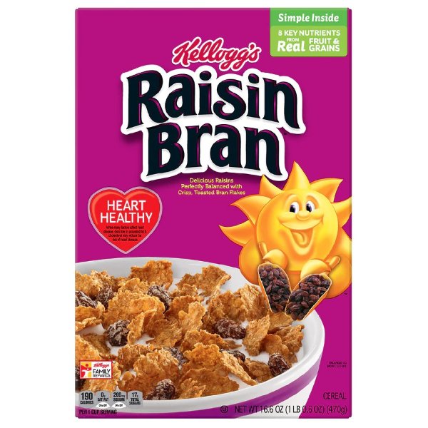 Raisin Bran Breakfast Cereal, 16.6oz