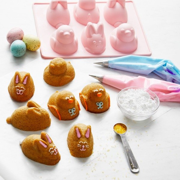 Bunny and Chick Silicone Mold, Set Of 2 | Sur La Table