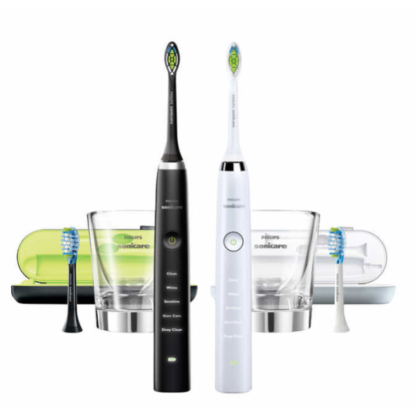 Philips Sonicare DiamondClean Rechargeable Electric Toothbrush 2-handle Pack