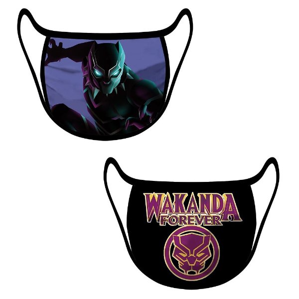 Cloth Face Masks 2-Pack – Black Panther | shopDisney