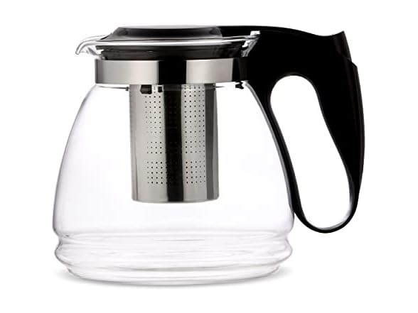 Simpli-Magic 1500 毫升玻璃茶壶，带不锈钢过滤器