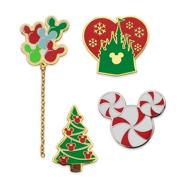 Disney Holiday Mini Pin Set | shopDisney