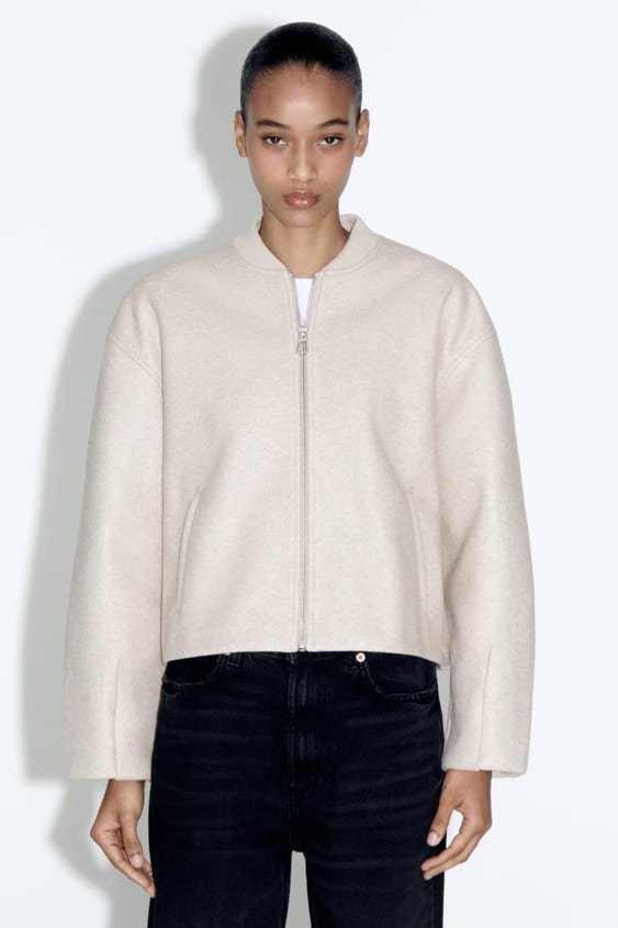 SOFT BOMBER WITH STOPPERS