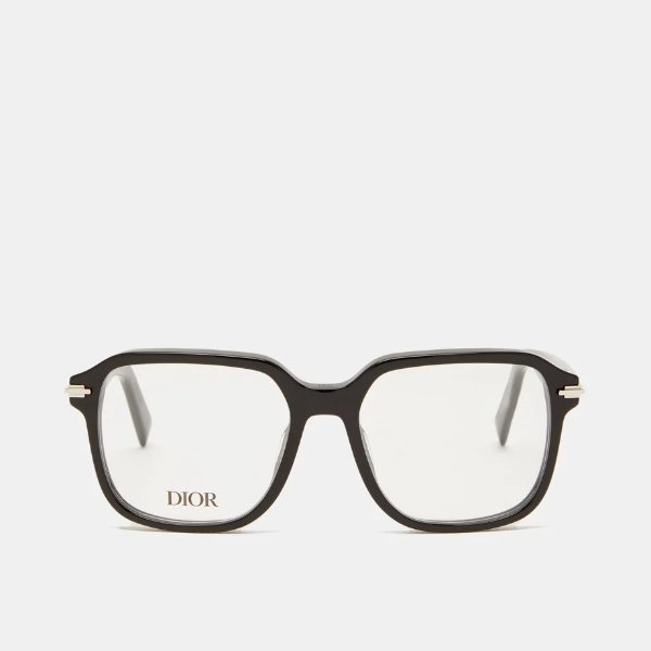 blacksuit square acetate glasses |