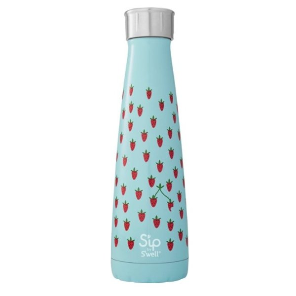 S'ip by S'well - 15-Oz. Water Bottle - Blue/Green/Red/Silver