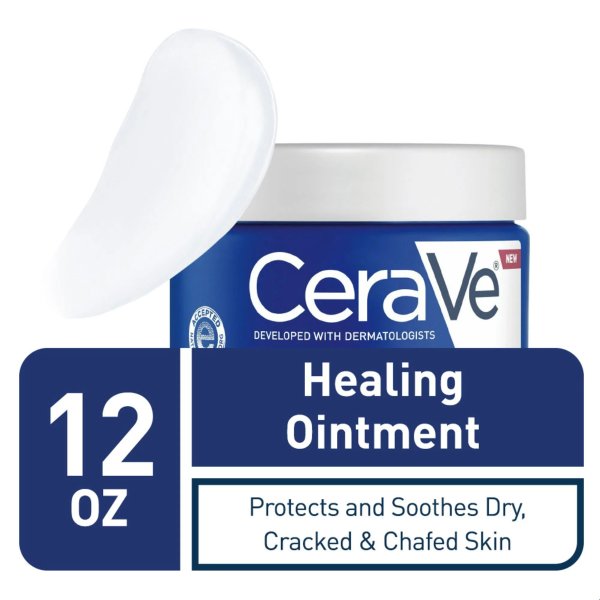 Healing Ointment, Protects and Soothes Cracked Skin,12 oz.