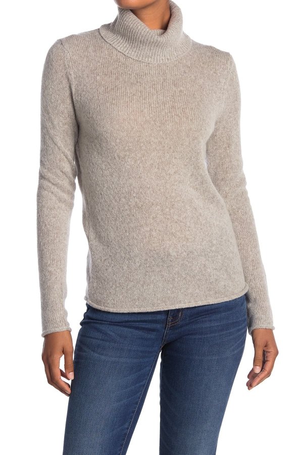 Meghan Wool & Cashmere Blend Turtleneck Sweater
