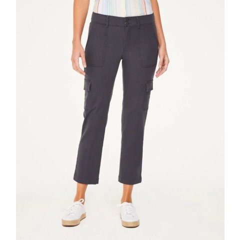 LOFT OutletCargo Straight Crop Pants