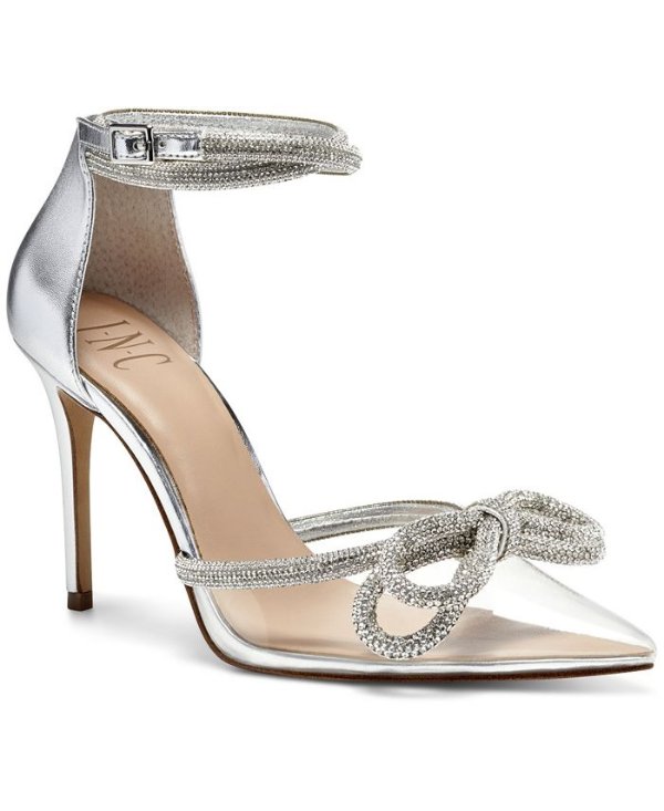 INC Women's Lidani Pointed-Toe Clear Vinyl Pumps, Created for Macy's
