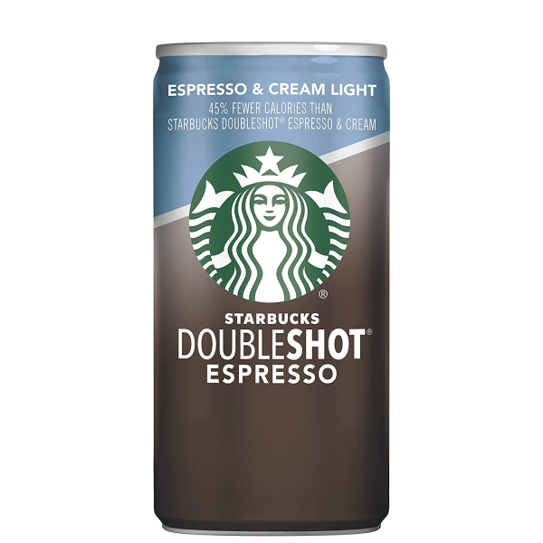 Starbucks Doubleshot星倍醇浓缩+奶油咖啡6.5oz 12罐装