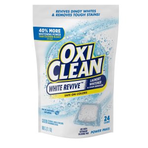 OxiClean White Revive Laundry Whitener & Stain Remover Power Paks, 24 Count