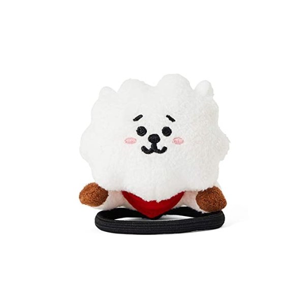 Official Merchandise by Line Friends - RJ Character Plush Figure Lying Hair Tie Accessories