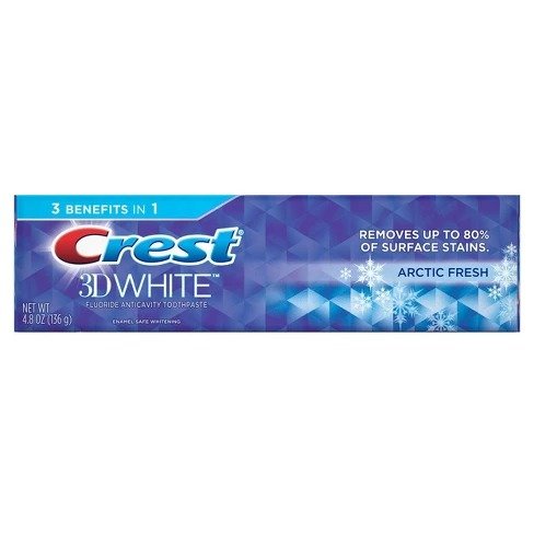 Crest 3D White Arctic Fresh Icy Cool Mint Toothpaste - 4.8oz