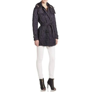 Burberry Brit Belted Quilted Jacket(size m-xl)