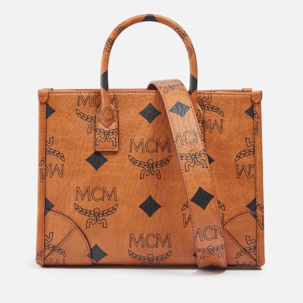 Small Munchen Coated-Canvas Tote Bag