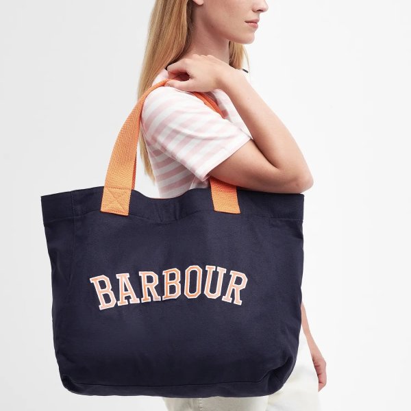 Barbour 棉质手提包
