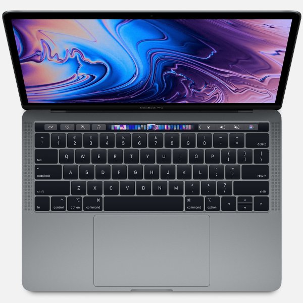 13.3" MacBook Pro with Touch Bar (Mid 2019, Space Grey)