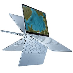 ASUS Chromebook Flip C433 2 in 1 14" Touchscreen FHD Laptop (m3-8100Y 8GB 64GB C433TA-AS384T)
