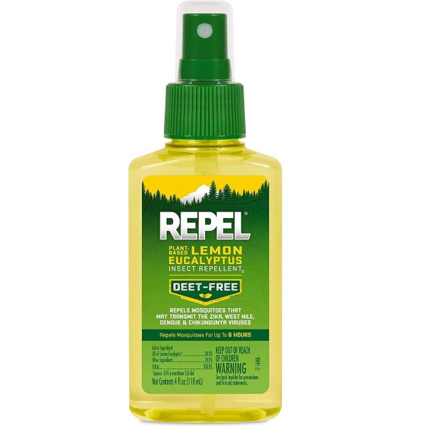 Repel 柠檬桉天然驱虫剂 4oz