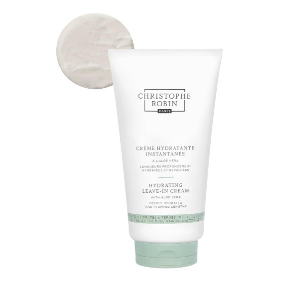 Hydrating Leave-In Cream With Aloe Vera for Nourishing and Softening Dry Hair - Heat Protecting 5 fl. oz
