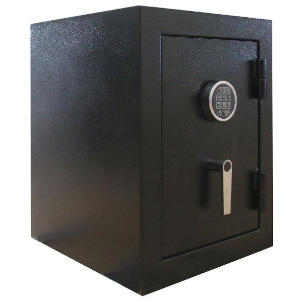 3.32 cu. ft. Steel Jewelry Wall Safe with Electronic Lock Black-803075 - The Home Depot