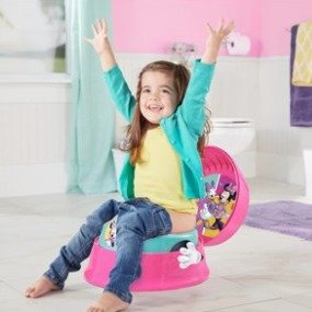 Disney Minnie Mouse 3-in-1 Potty Training Toilet Toddler Toilet Training Set