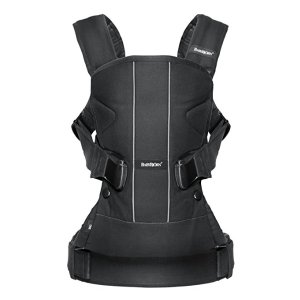 BABYBJORN Baby Carrier One - Black, Cotton Mix