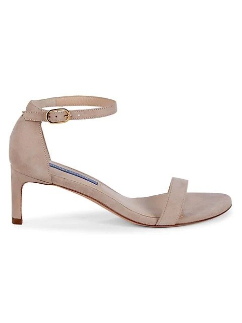 Nunaked Suede Ankle-Strap Sandals