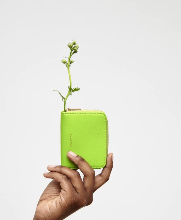 Compact Zip Case - Electric Lime