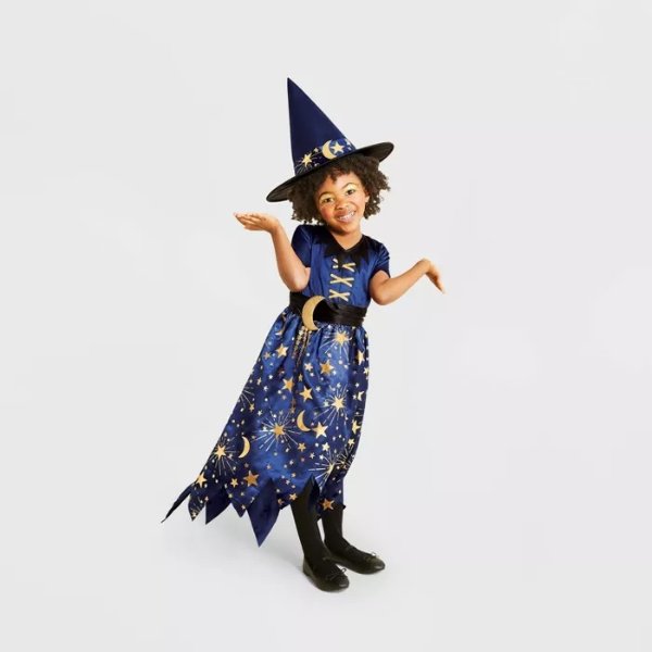 Kids' Navy Moonlight Witch Halloween Costume - Hyde & EEK! Boutique™