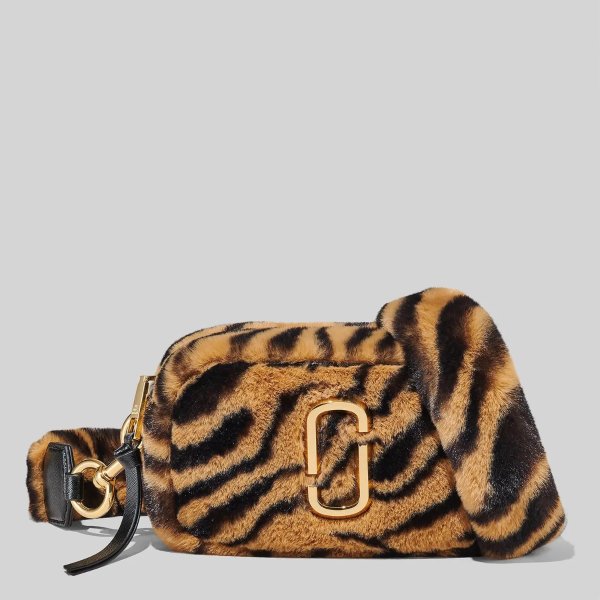 Women's Snapshot Tiger Stripe Faux Fur - Natural/Black