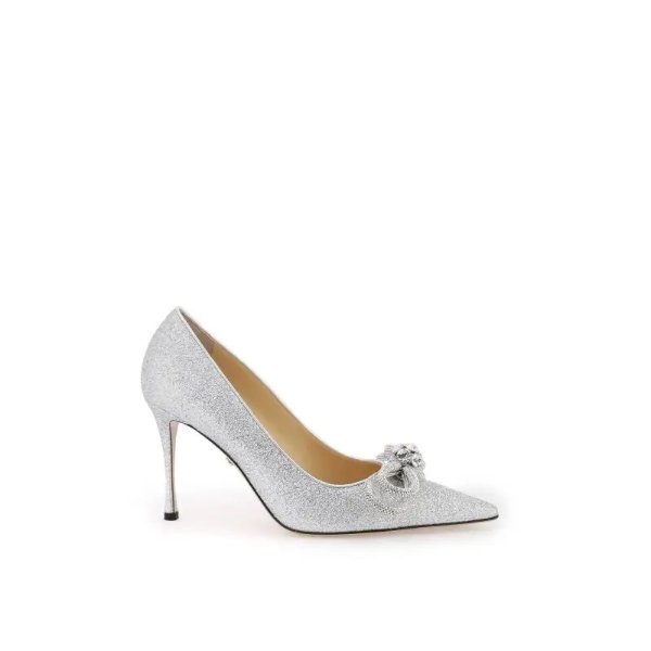 MACH E MACH glittered pumps with crystals