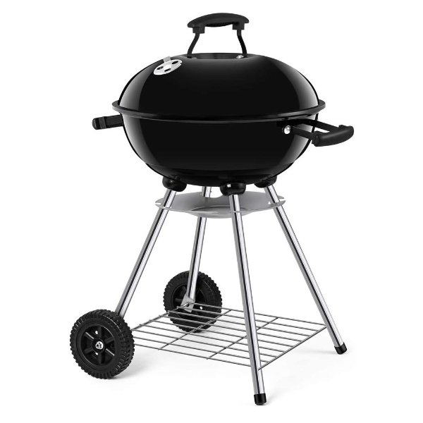 BEAU JARDIN Portable Charcoal Grill for Outdoor 18 inch Barbecue Grill