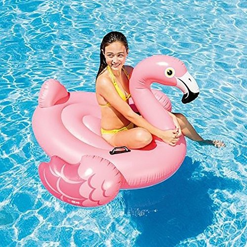 粉色火烈鸟泳池浮床/玩具