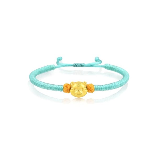 Chinese Gifting Collection Chinese Gifting Collection 'New Born' 999 Gold tiger Bracelet | Chow Sang Sang Jewellery eShop