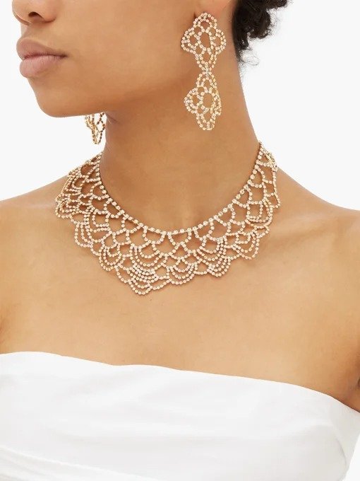 Spiga crystal necklace | Rosantica | MATCHESFASHION US