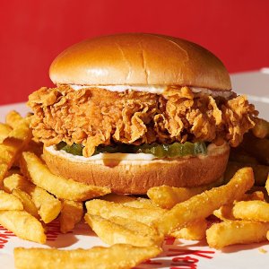 Free chicken hamburger over $12KFC limited time promotion via mobile order