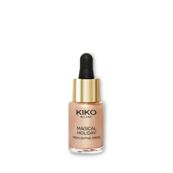 Liquid face highlighter with radiant metallic finish - MAGICAL HOLIDAY HIGHLIGHTING DROPS - KIKO MILANO