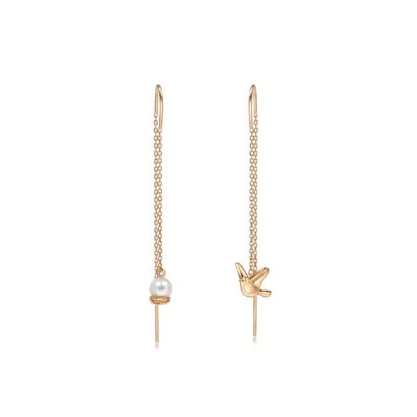 Journey 18K Gold Freshwater Pearl Earrings | Chow Sang Sang Jewellery eShop