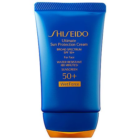 Shiseido SPF 50+ 篮管面部防晒