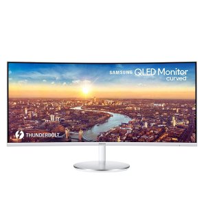 Samsung 34-Inch CJ791 Thunderbolt 3 Curved QLED Widescreen Monitor