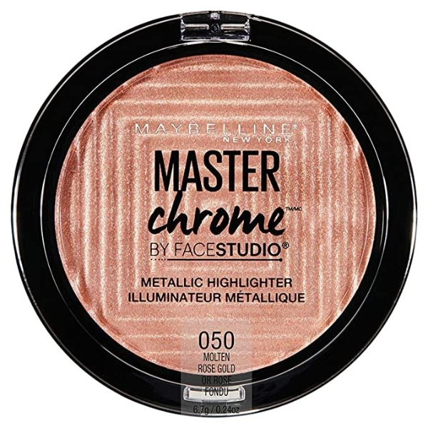 Facestudio Master Chrome Metallic Highlighter Makeup, Molten Rose Gold, 0.24 Ounce