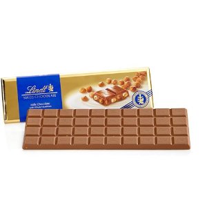 Lindt Swiss Premium Milk Chocolate with Whole Hazelnuts, 10.58-Ounce Packages (Pack of 5)