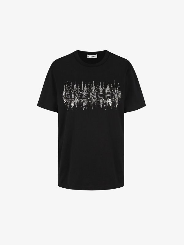 crytals embroidered masculine t-shirt |Paris