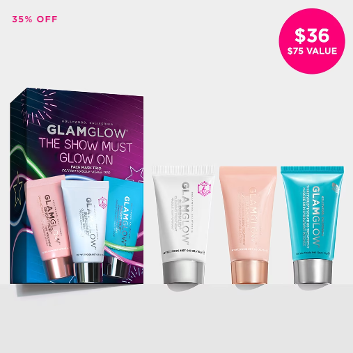 Mud Mask Set: The Show Must Glow On ($75 Value) | GLAMGLOW