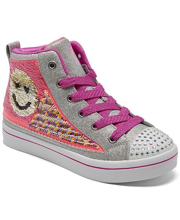 Little Girls Flip Kicks- Twi-Lites 2.0 - Sequin Society High Top Casual Sneakers from Finish Line