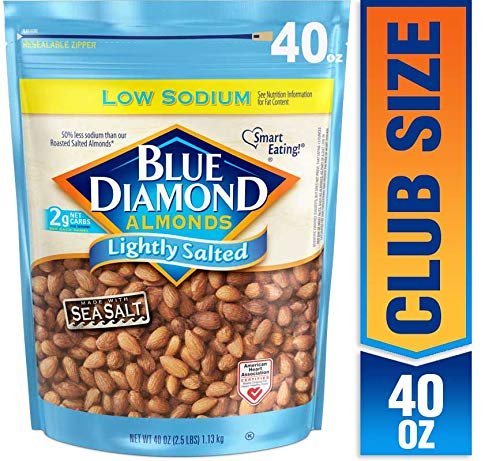 , Low Sodium Lightly Salted, 40 Ounce