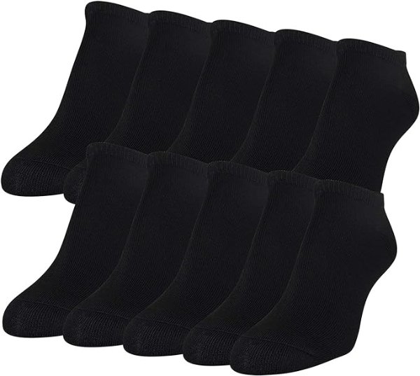 Women's Cushion No Show Socks, 10-Pairs