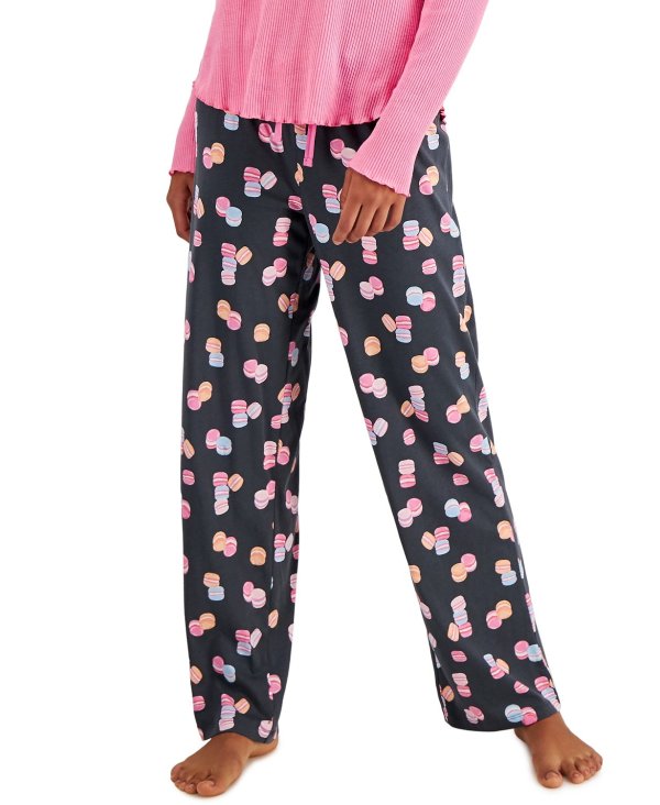 Printed Jersey Pajama Pants, Created for Macy's