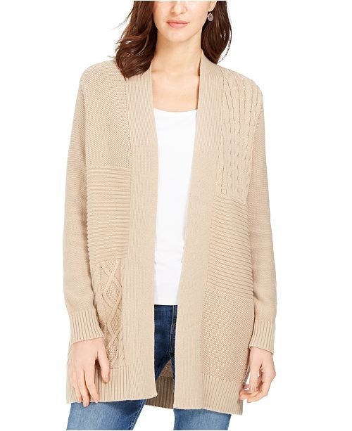 Patchwork Cardigan, Created For Macy's
